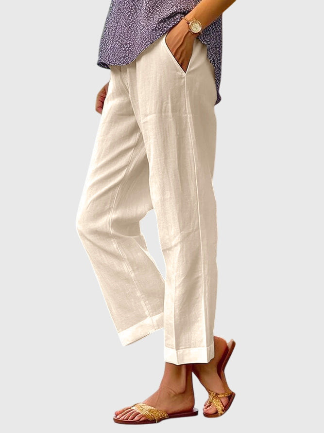 Élise | Timeless Clean Cut Straight Pants