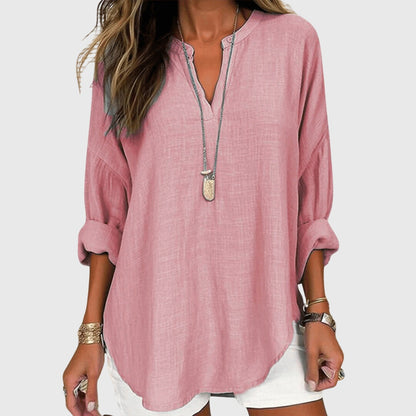 Lenara™ | Flowy Elegant Beach Shirt