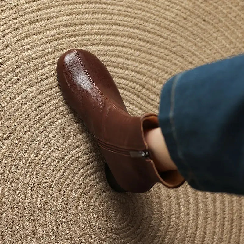 Noelle Genuine Leather Boots