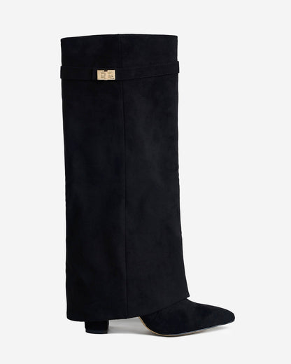 Lavista Suede knee high boots - Black