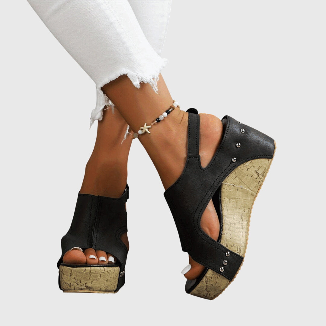 Émilie | Wedge Orthopedic Sandals