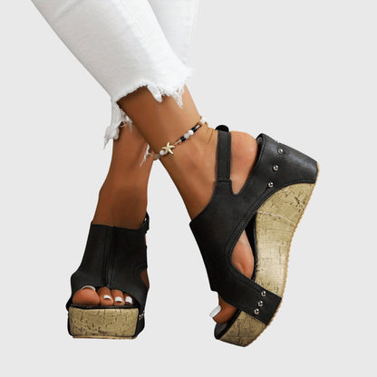 Émilie | Wedge Orthopedic Sandals
