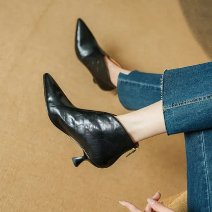Annika Genuine Leather Boots