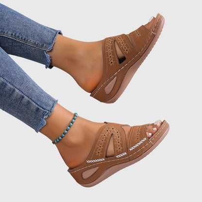 Rosalie | Open-Toe Orthopedic Mules