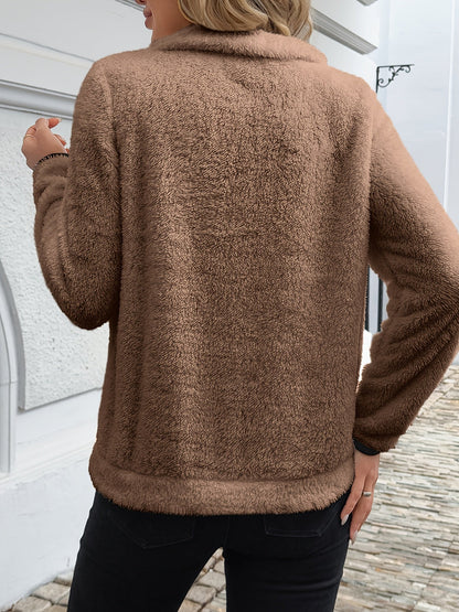 Léonie | Zip-Up Fleece Sweater