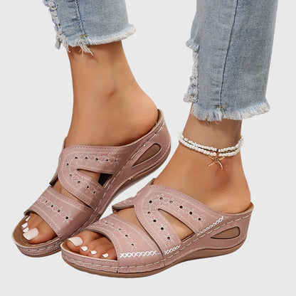 Rosalie | Open-Toe Orthopedic Mules