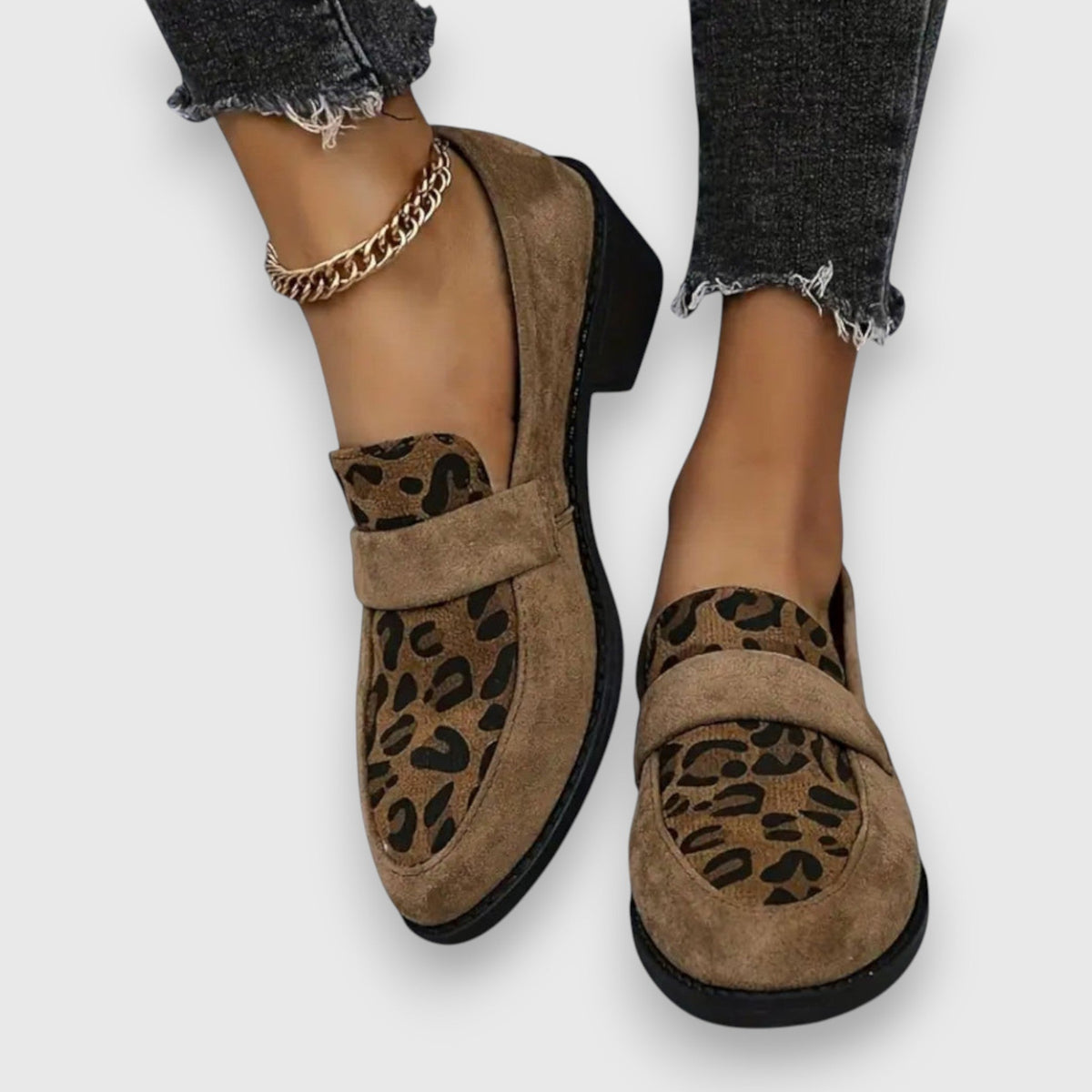 Mila | Leopard Moccasins