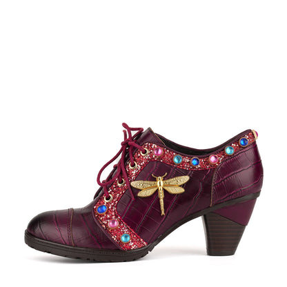 Vintage Dragonfly Elegance Pumps