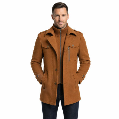 Fleming™ | Men's Double Collar Overcoat
