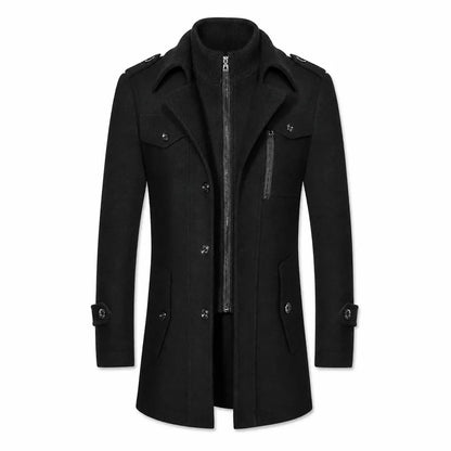 Fleming™ | Men's Double Collar Overcoat