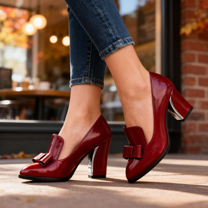 Mabel Bow Heels