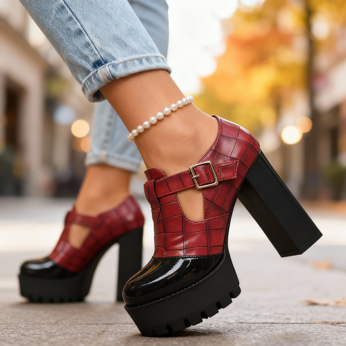 Andrea Block Heels