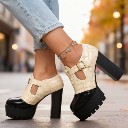 Andrea Block Heels