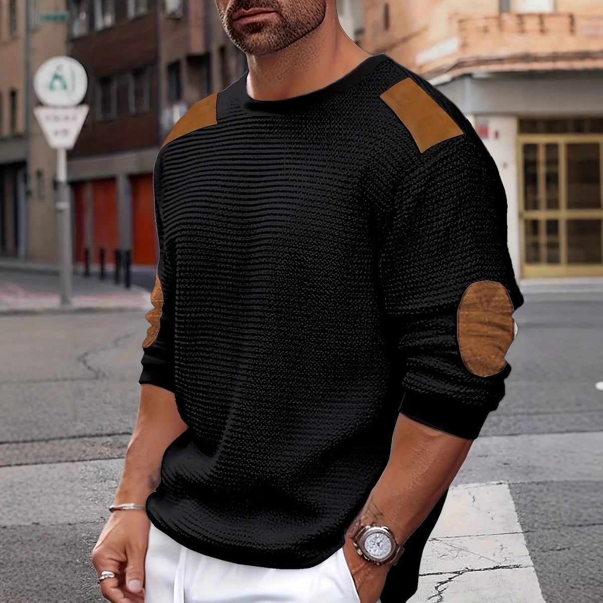 Gannon™ | Men's Textured Knit Sweater
