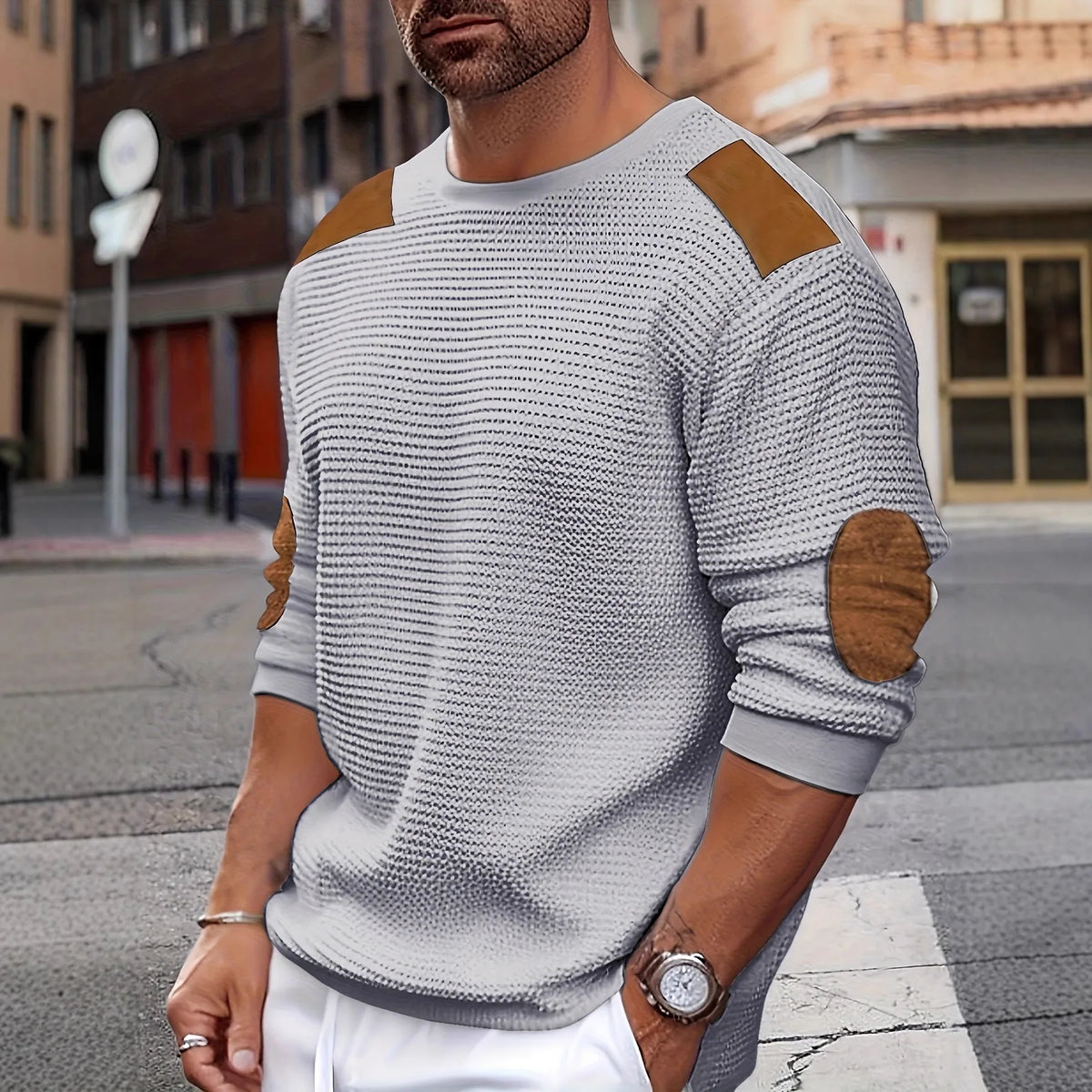 Gannon™ | Men's Textured Knit Sweater