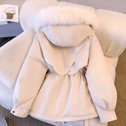 Women's elegant wind-resistant winter jacket