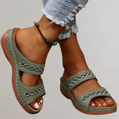 Sabrina | Open-Toe Orthopedic Mules