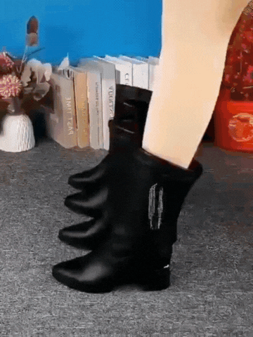 Helena | Over-the-Knee Stretch Boots with Block Heel