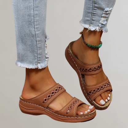 Sabrina | Open-Toe Orthopedic Mules