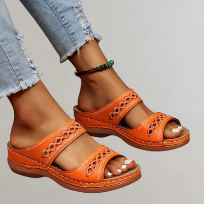 Sabrina | Open-Toe Orthopedic Mules