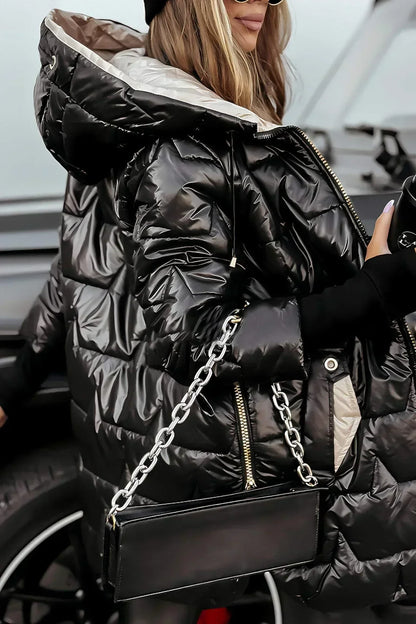 Leviana™ - Long Quilted Jacket