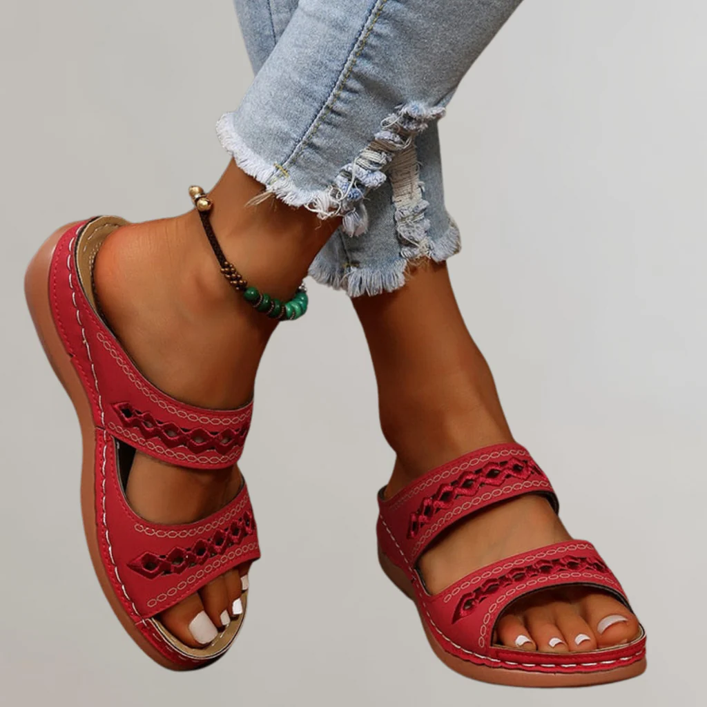 Sabrina | Open-Toe Orthopedic Mules