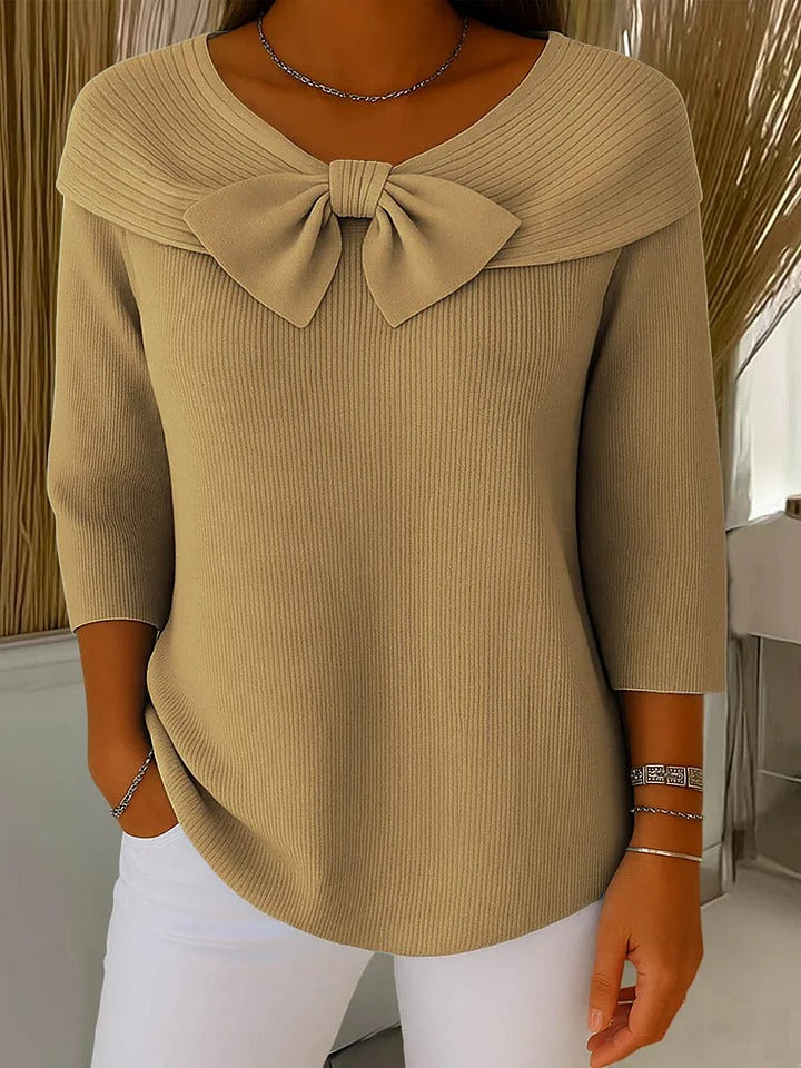 Apolline | Elegant Bow Sweater