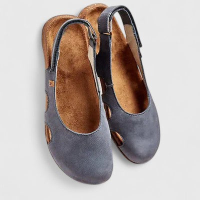Liora | Orthopedic Ballet Flats with Strap