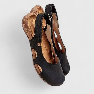 Liora | Orthopedic Ballet Flats with Strap