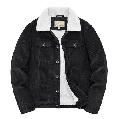 Kilbourne™ | Men's Corduroy Sherpa Winter Jacket