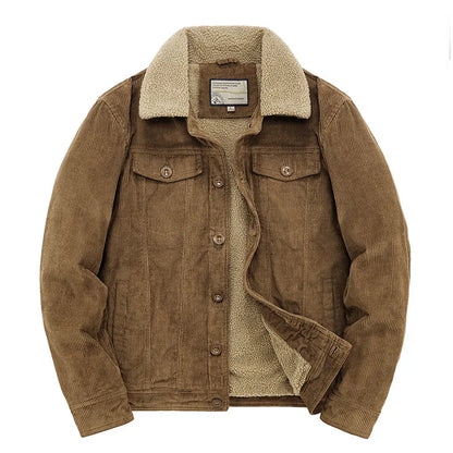 Kilbourne™ | Men's Corduroy Sherpa Winter Jacket