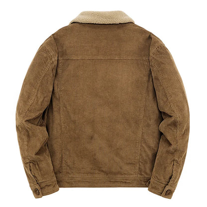 Kilbourne™ | Men's Corduroy Sherpa Winter Jacket