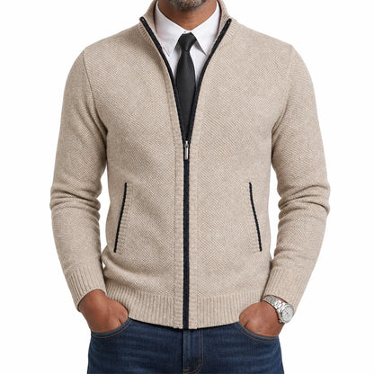 Leland™ | Men's Zip-Up Cardigan Knit Sweater