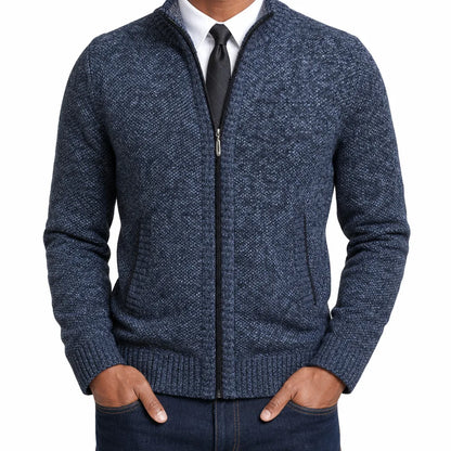 Leland™ | Men's Zip-Up Cardigan Knit Sweater
