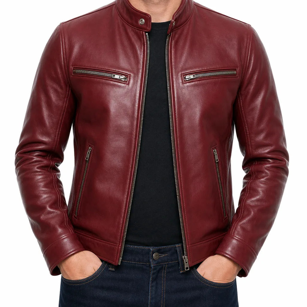 Lucian™ | Men's Leather Jacket