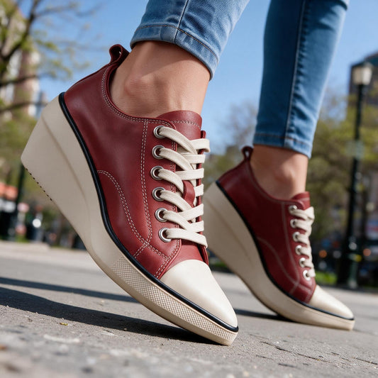 Skyla Wedge Sneakers