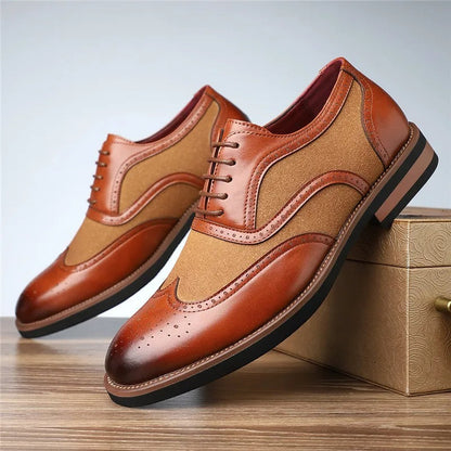 Regent Two-Tone Brogue Oxfords