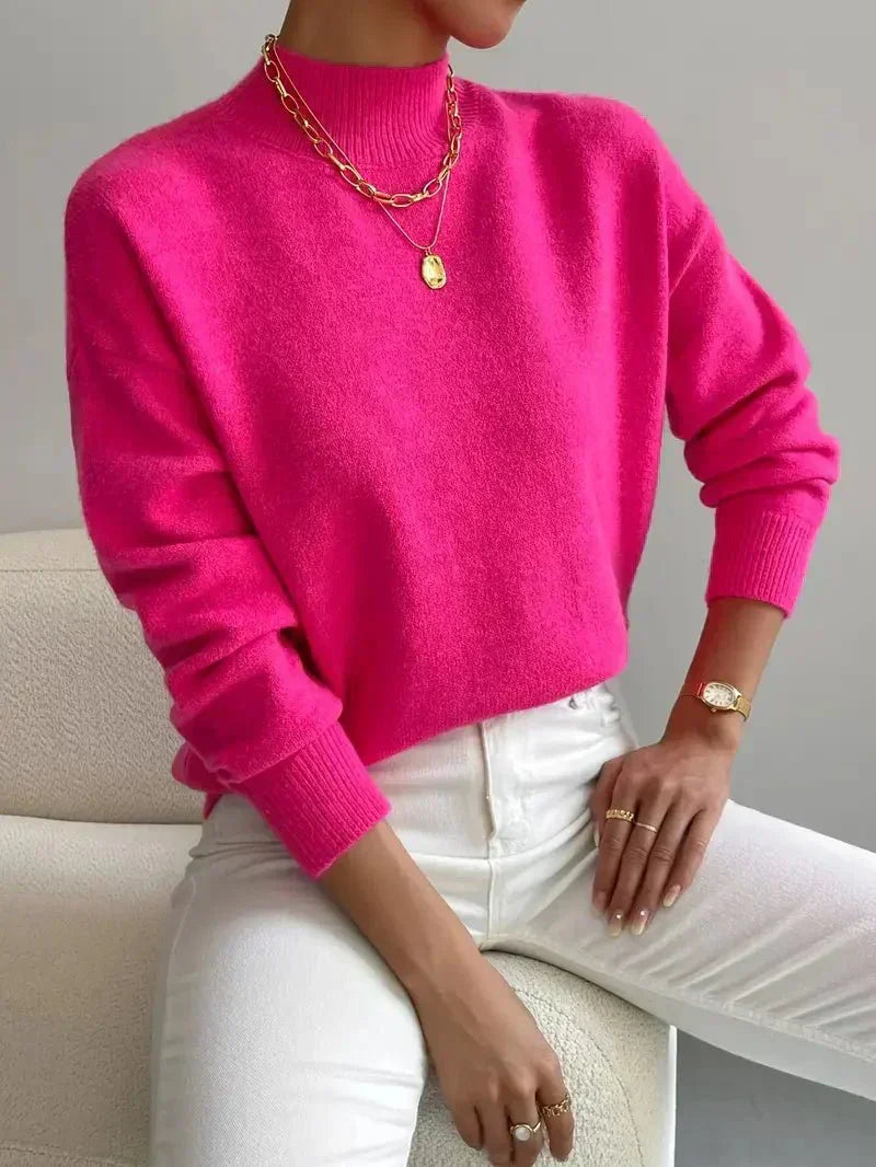 Léa | Soft High Neck Sweater