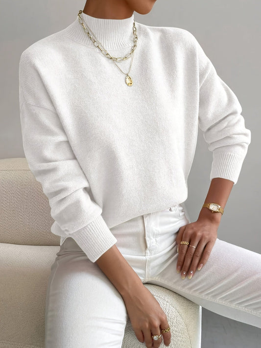 Léa | Soft High Neck Sweater