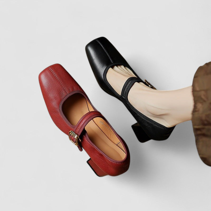 Élodie | Chic Square Toe Mary Jane