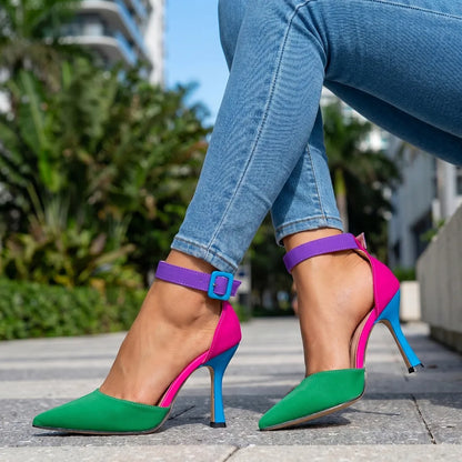 Mila | Women's Colorblock Stiletto Heels