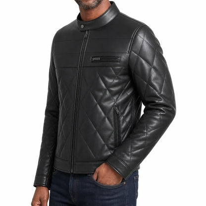 Morrow™ | Men's Quilted Leather Jacket
