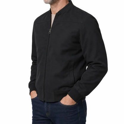 Owen™ | Men's Suede Bomber Jacket