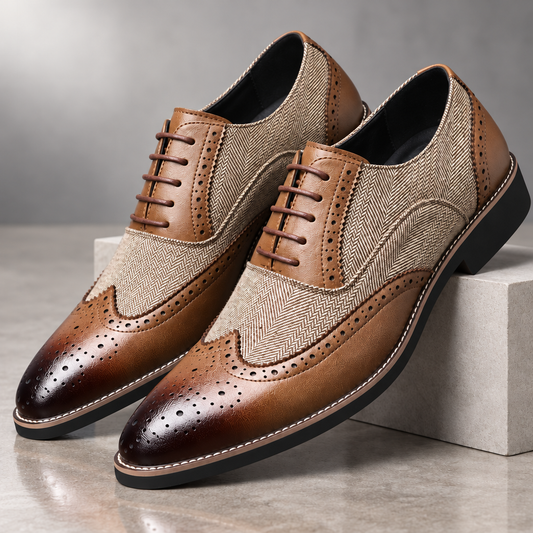 Darnello Herringbone Oxfords