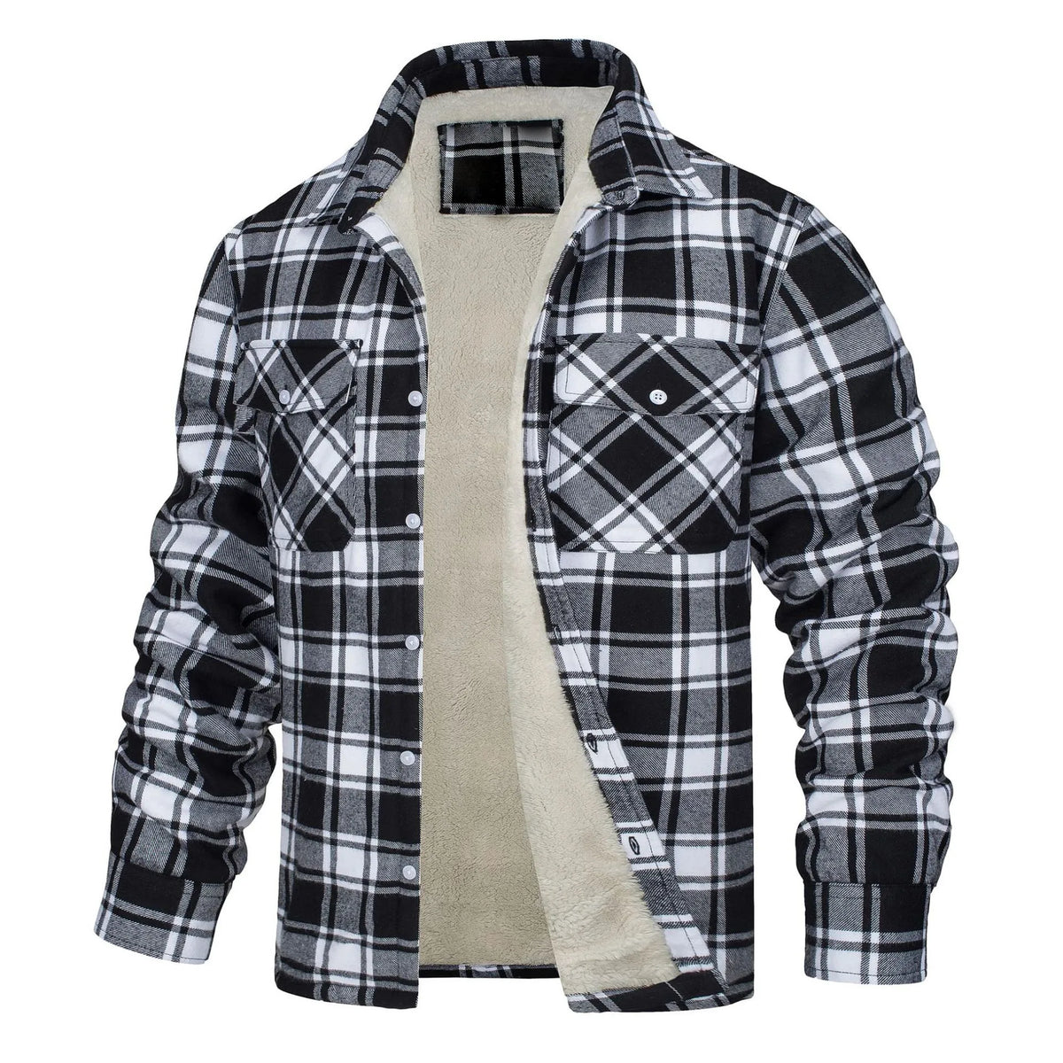 Renee™ | Men's Fleece-Lined Flannel Jacket