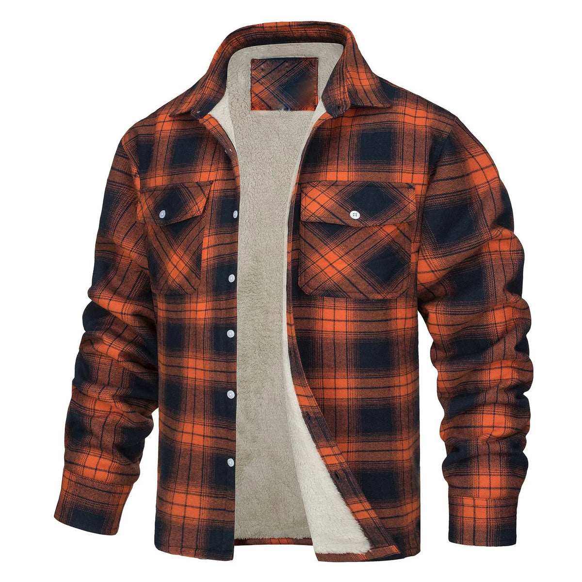 Renee™ | Men's Fleece-Lined Flannel Jacket