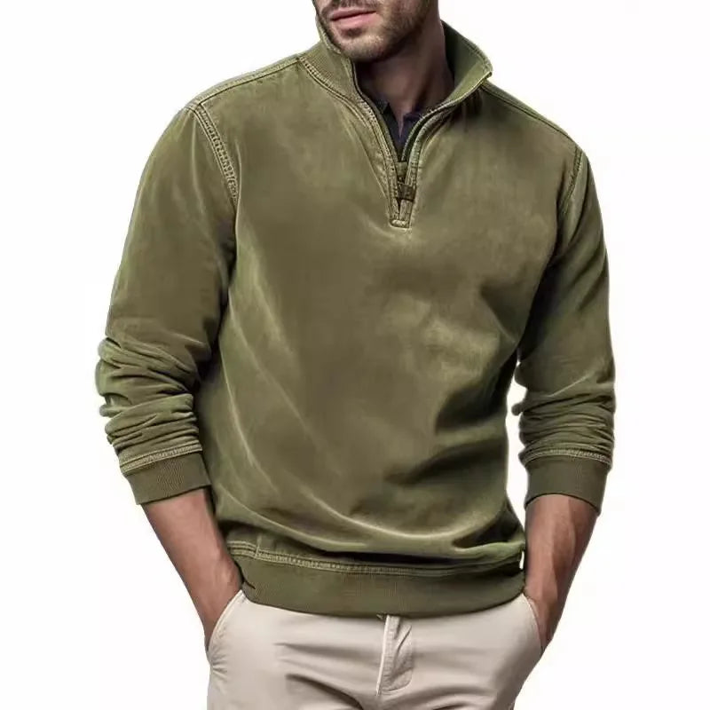 Rocco™ | Men's Soft Quarter-Zip Sweater