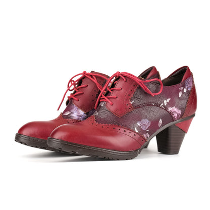 Vintage Heritage Lace-Up Pumps