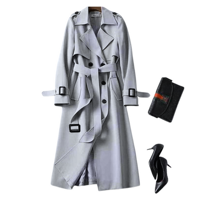 Carmina – Elegant Belted Trench Coat