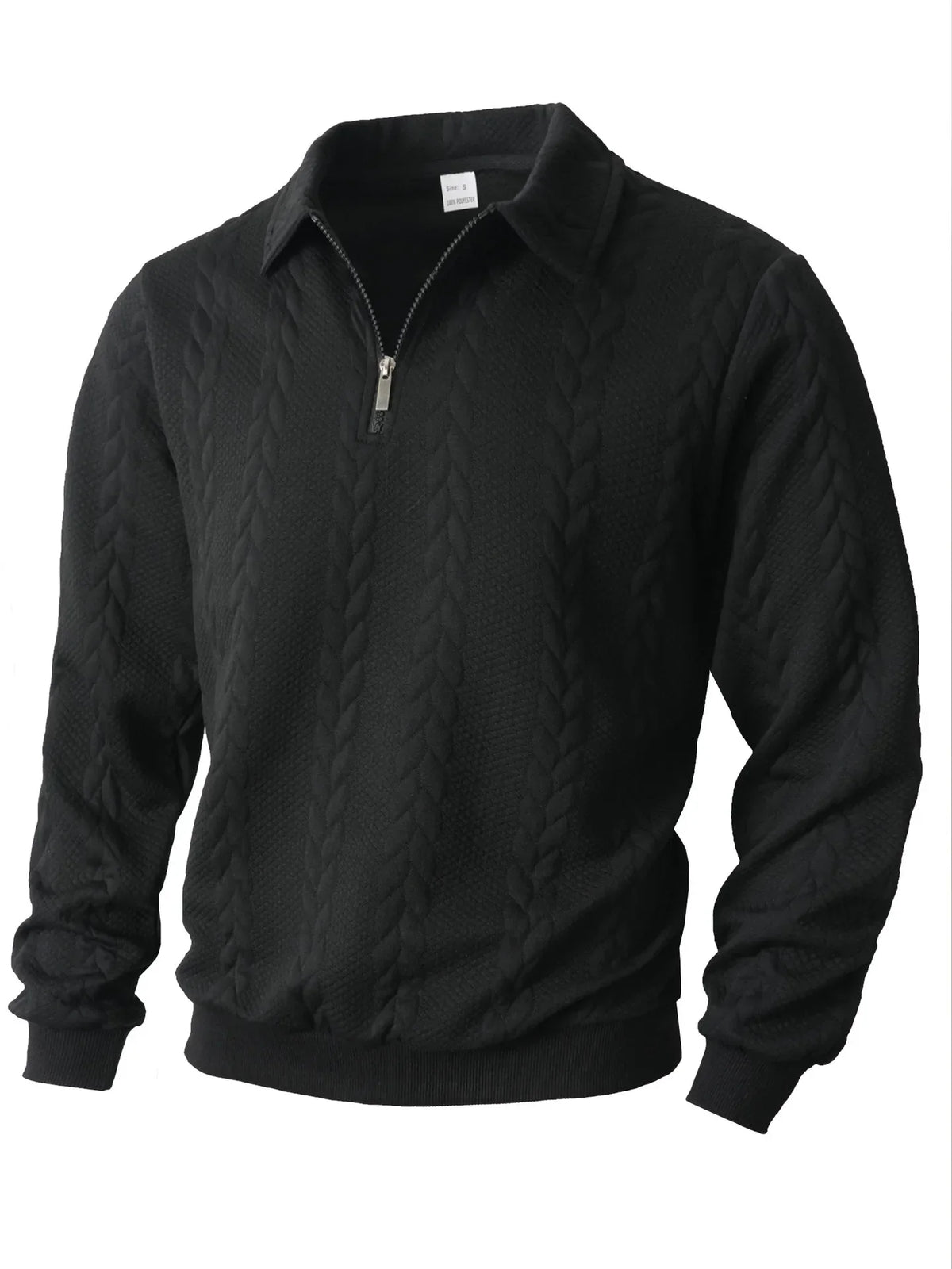 Sherwood™ | Men's Cable Knit Quarter-Zip Sweater